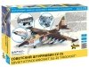 Zvezda 7312 SOVIET ATTACK AIRCRAFT SU-25 FROGFOOT 1/72